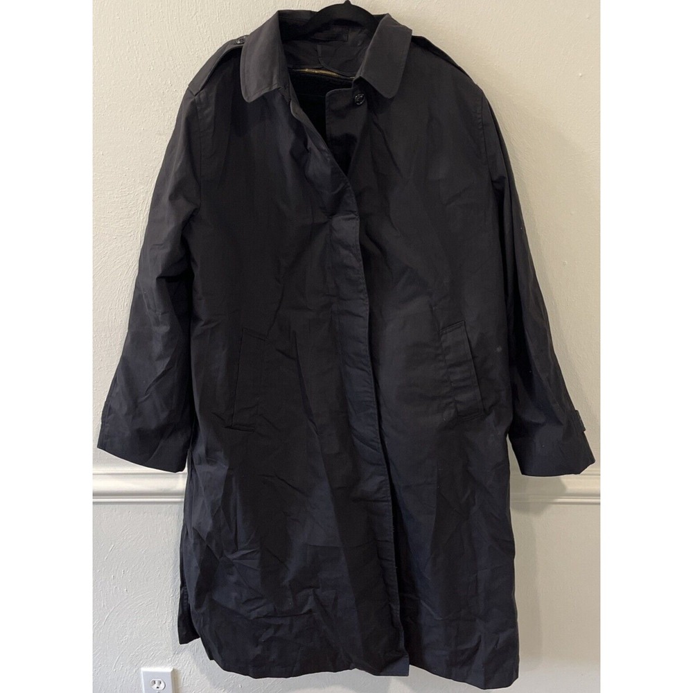 Vintage US‎ Navy All Weather Trench Coat With Liner Size 24L Women's